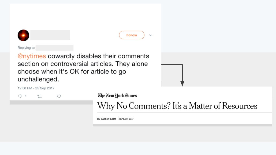 NYT closes comments