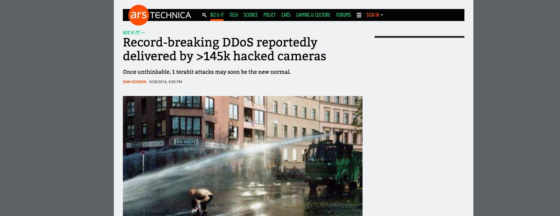 OVH DDOS attack
